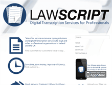Tablet Screenshot of lawscriptni.com